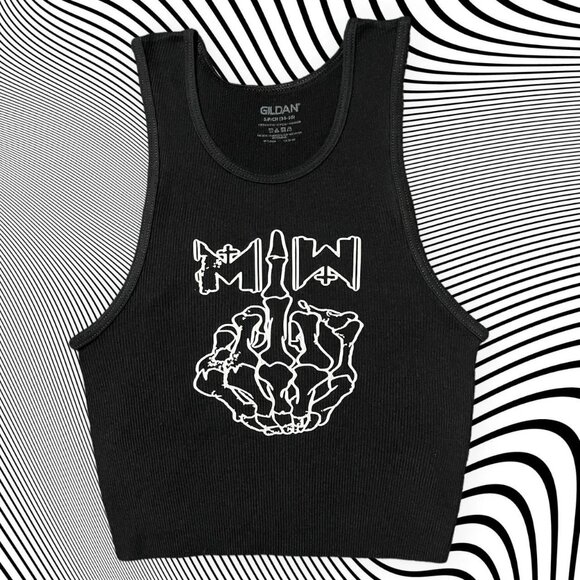 Motionless in White Unisex Cropped Tank - Picture 1 of 3